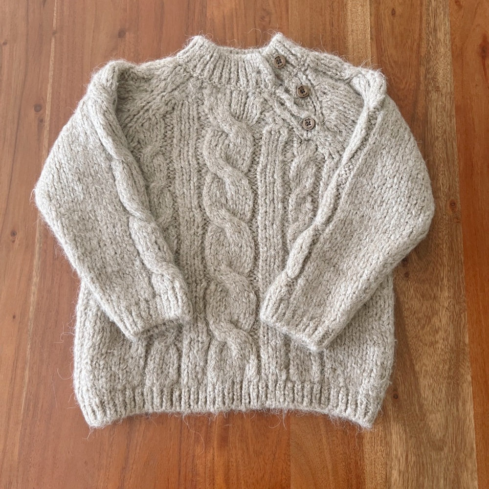 Zara Baby Cable Knit Sweater